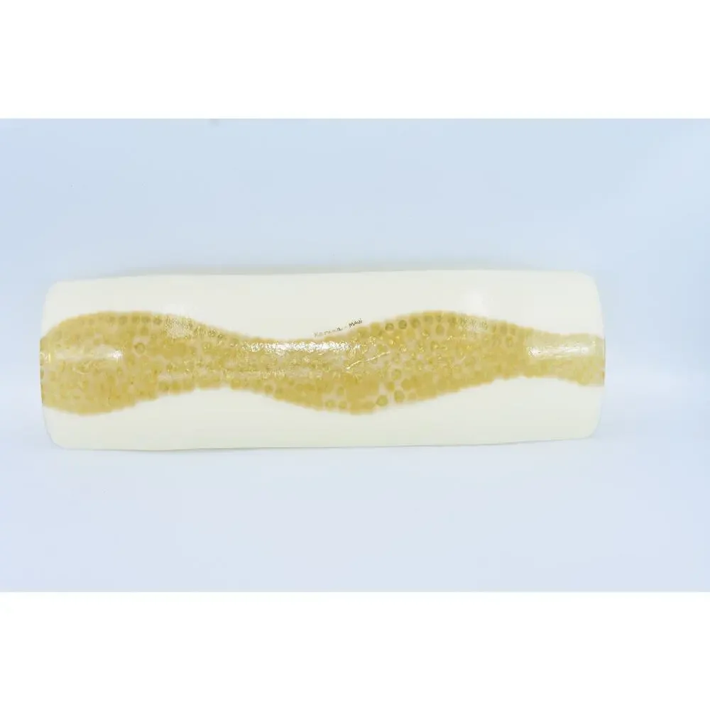 Christiane Karuna Santoro Studio Kiln-Formed Art Glass Channel Murini Plate